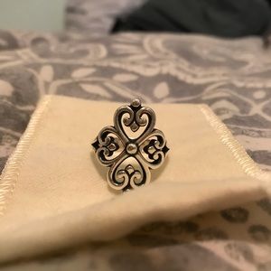 James Avery Adorned Hearts Ring